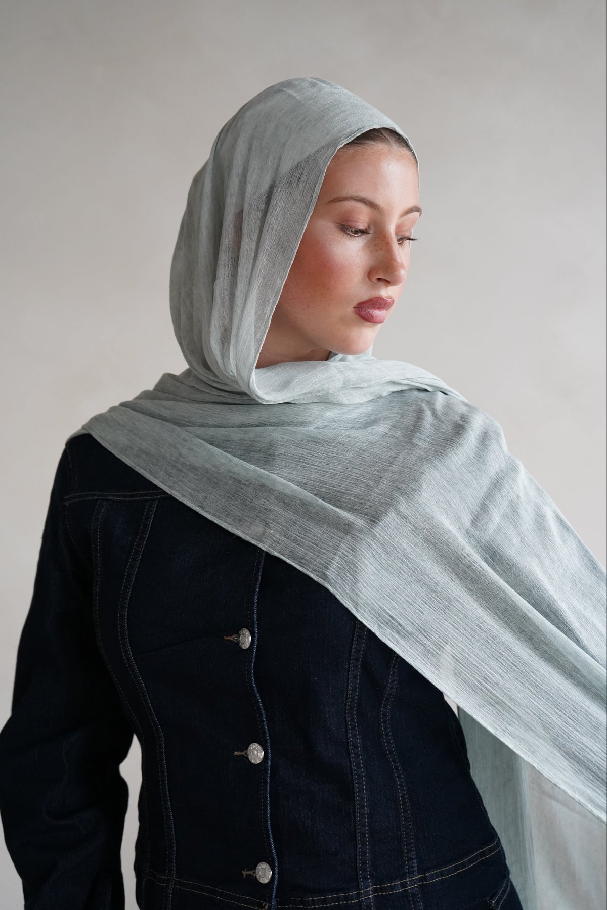 Crinkle Modal Cloud Blue