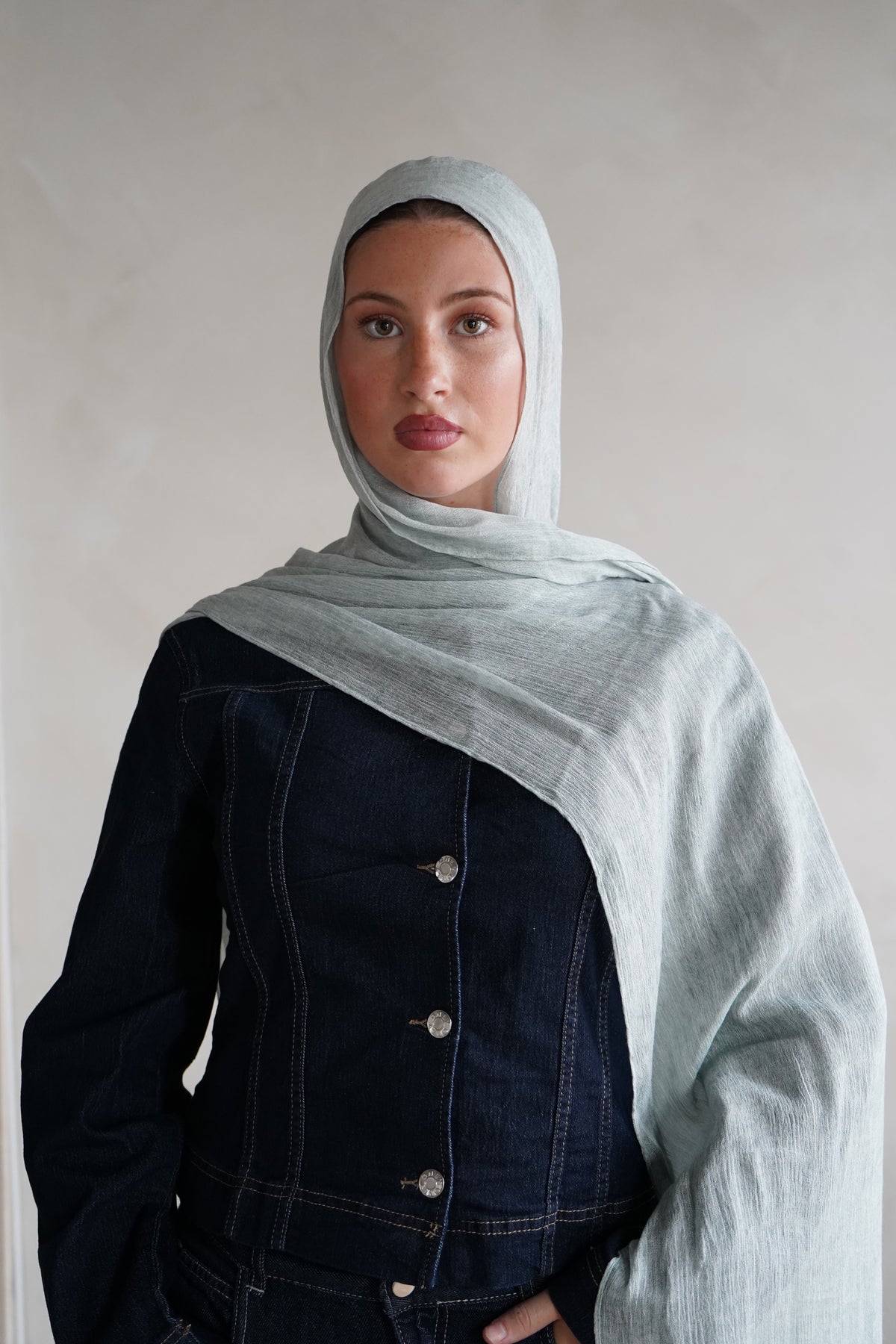 Crinkle Modal Cloud Blue