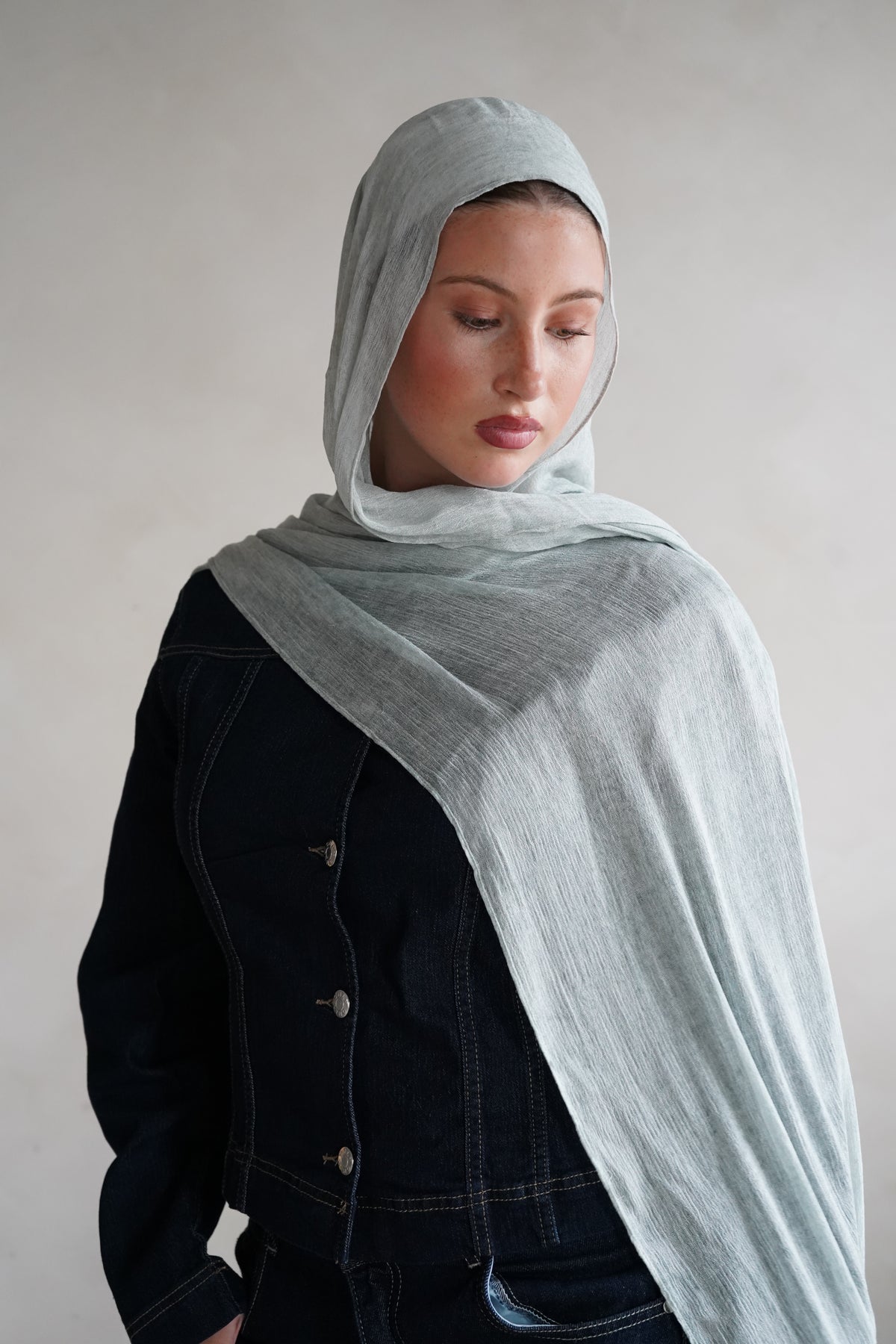 Crinkle Modal Cloud Blue