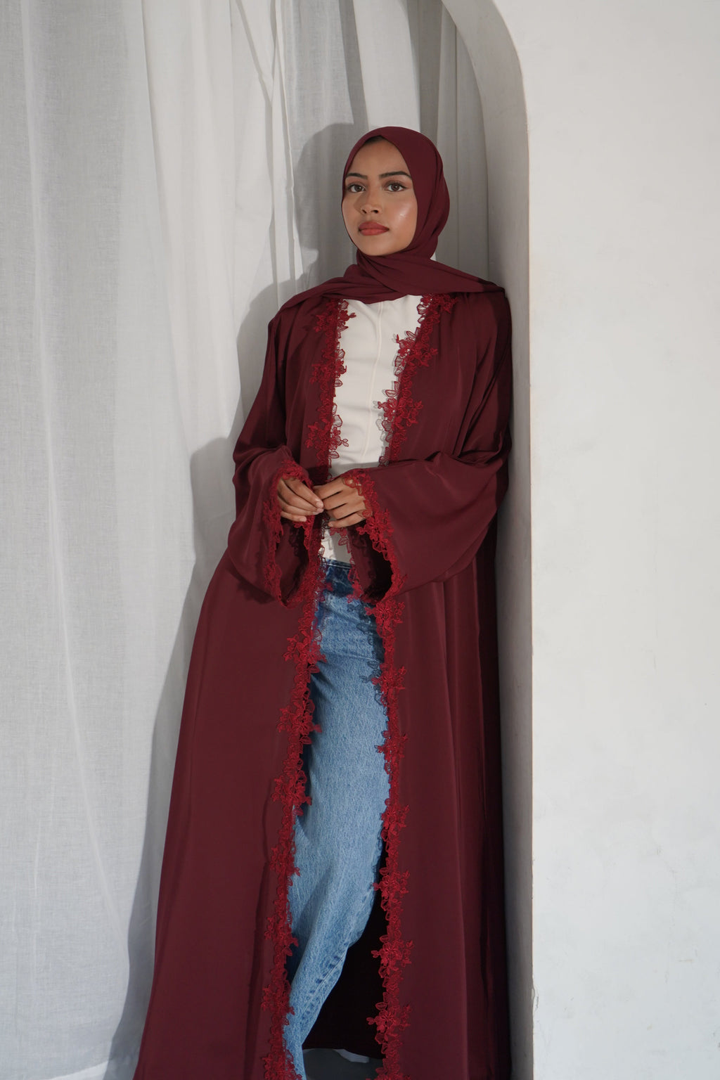 The Lace | Burgundy