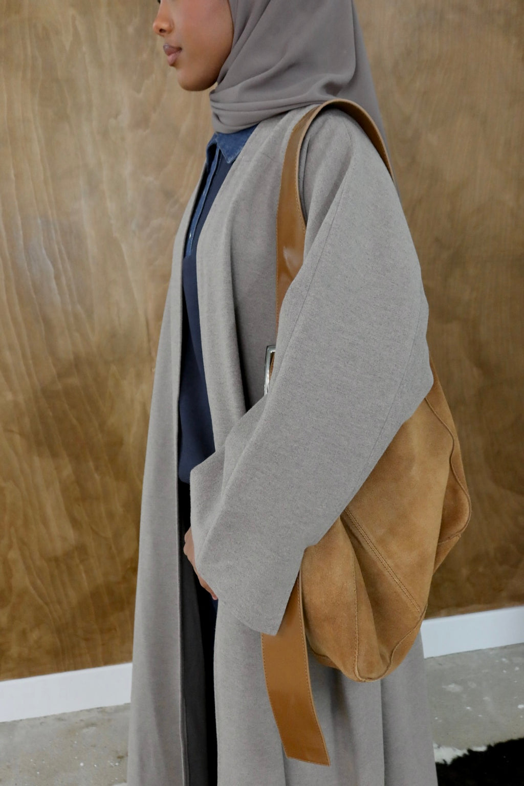 Beige Abaya Coat
