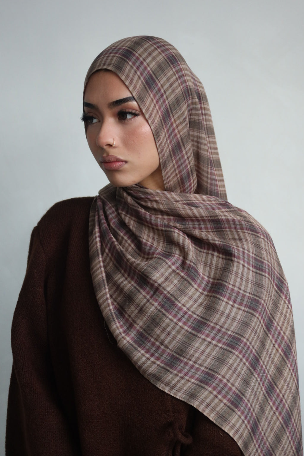 Mixie Plaid - Modal hijab (Pre-Order)