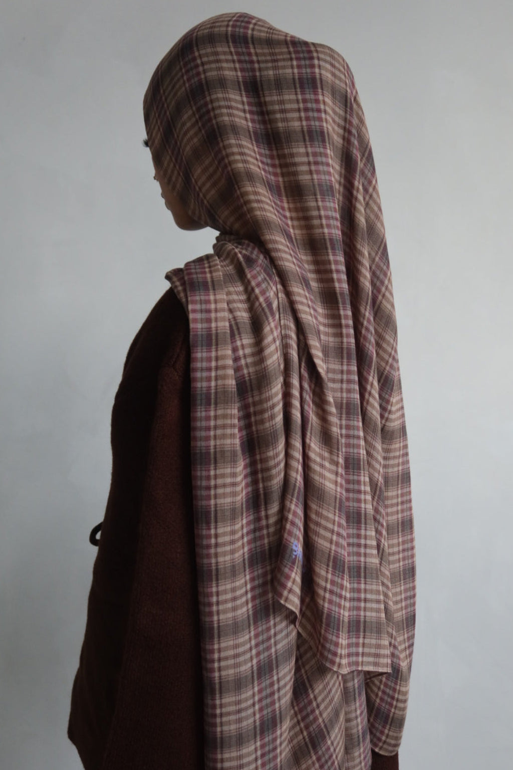 Mixie Plaid - Modal hijab (Pre-Order)