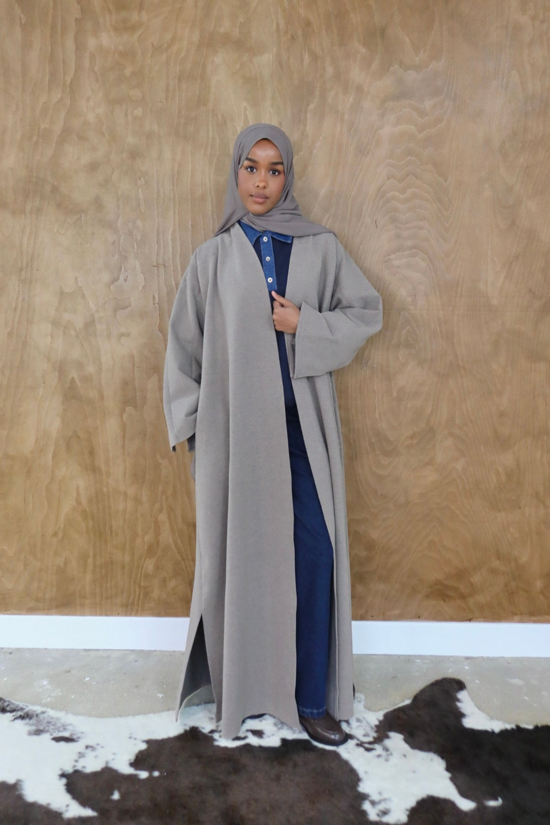Beige Abaya Coat